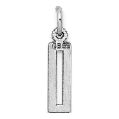 Sterling Silver Number 0 Pendant – view 5