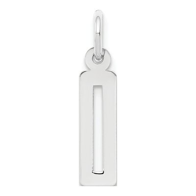 Sterling Silver Number 0 Pendant