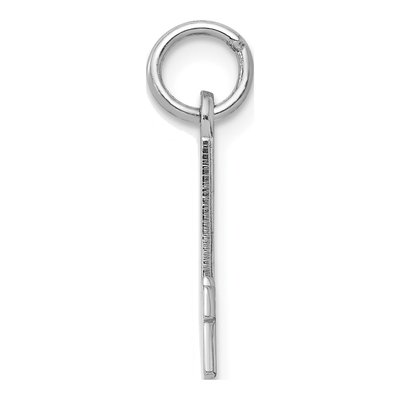 Sterling Silver Number 4 Charm – view 3