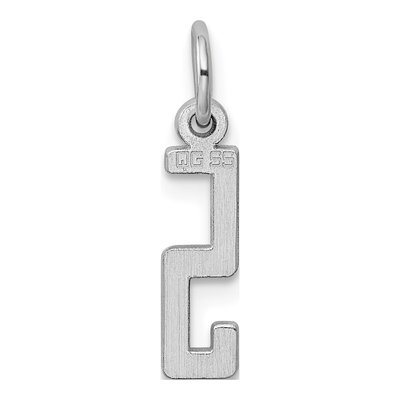 Sterling Silver Number 5 Pendant – view 5