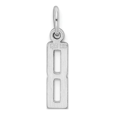 Sterling Silver Number 8 Charm – view 5