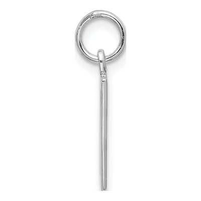 Sterling Silver Number 17 Charm – view 3