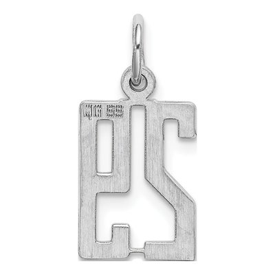 Sterling Silver Number 29 Pendant – view 5