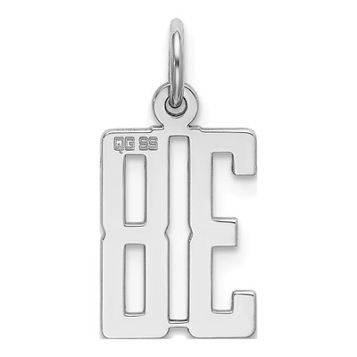 Sterling Silver Number 38 Charm – view 5