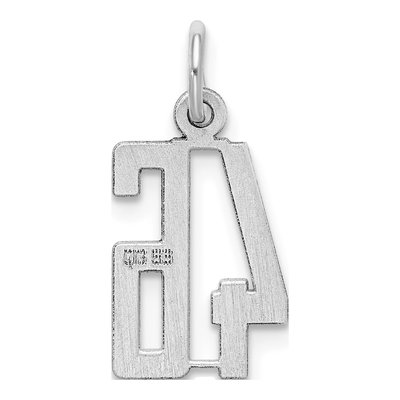 Sterling Silver Number 46 Pendant – view 5