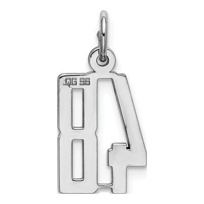 Sterling Silver Number 48 Charm – view 5