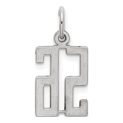 Sterling Silver Number 56 Pendant – view 5