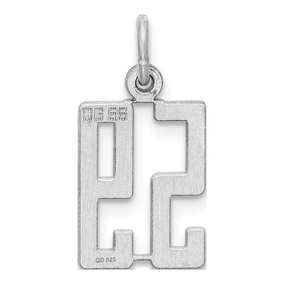 Sterling Silver Number 59 Charm – view 5