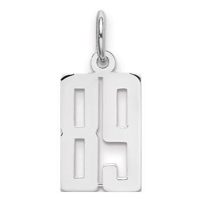 Sterling Silver Number 89 Charm