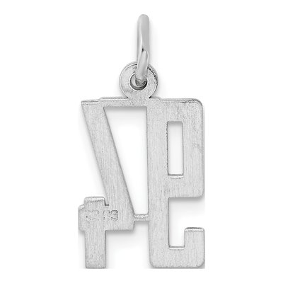 Sterling Silver Number 94 Charm – view 5