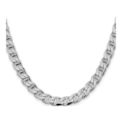 Sterling Silver 8.25mm Flat Anchor Chain – view 2