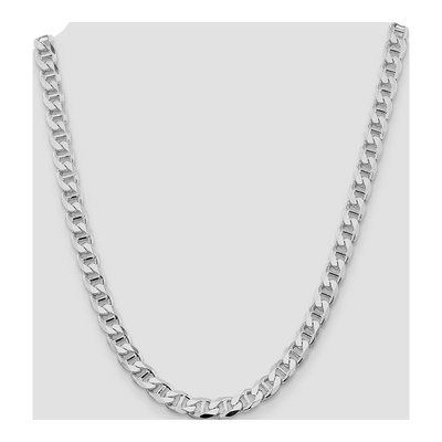 Sterling Silver 8.25mm Flat Anchor Chain – view 4