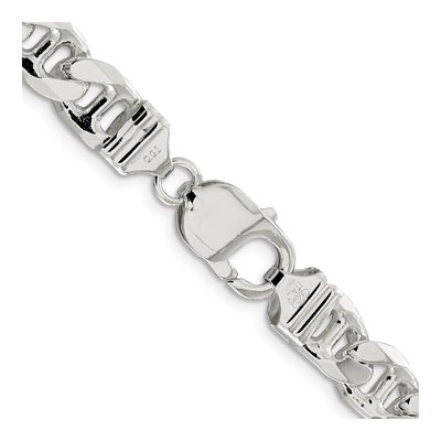 Sterling Silver 9mm Flat Anchor Chain – view 3