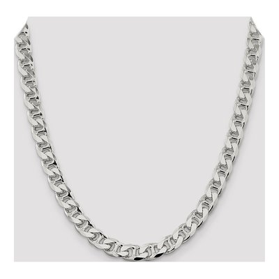 Sterling Silver 9mm Flat Anchor Chain – view 4
