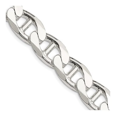 Sterling Silver 13.5mm Flat Anchor Chain