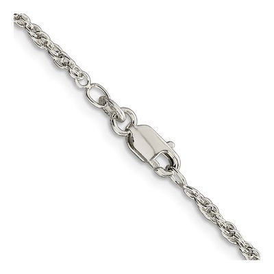 Sterling Silver 2mm Rope Chain – view 3