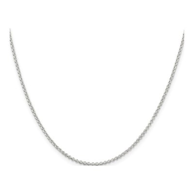 Sterling Silver 1.5mm Rolo Chain – view 2
