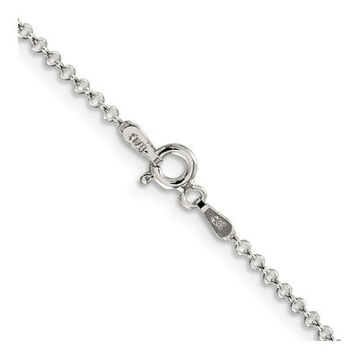 Sterling Silver 1.5mm Rolo Chain – view 3