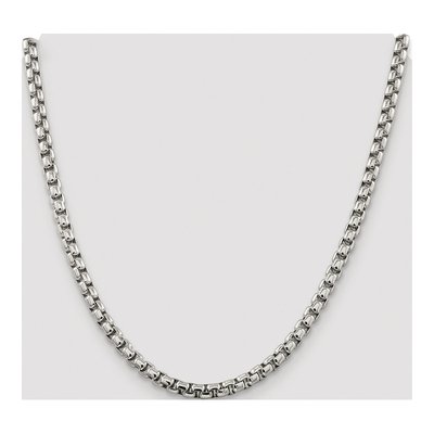 Sterling Silver 5.2mm Round Box Chain – view 4