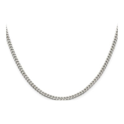 Sterling Silver 3.15mm Curb Chain – view 2