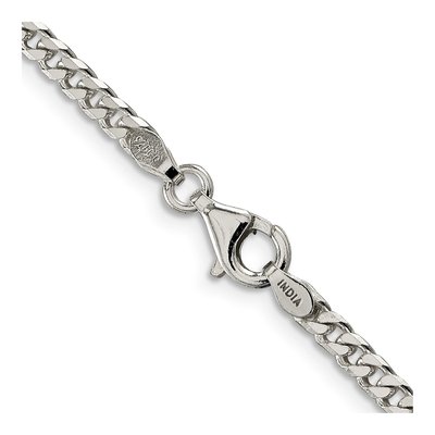 Sterling Silver 3.15mm Curb Chain – view 3