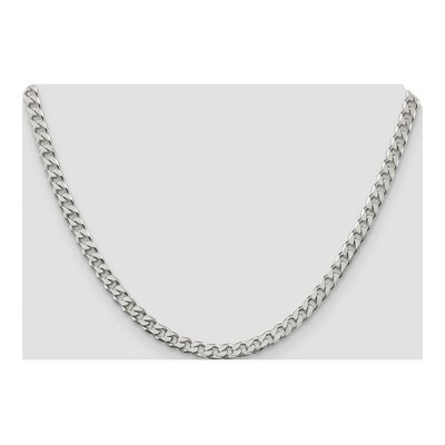 Sterling Silver 5mm Curb Chain – view 4