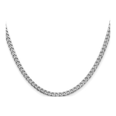 Sterling Silver 3.5mm Curb Chain – view 2