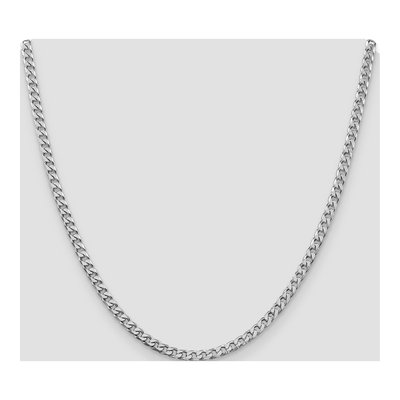 Sterling Silver 3.5mm Curb Chain – view 4