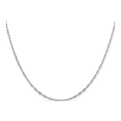 Sterling Silver 1.75mm Elongated Open Cable Chain – view 2