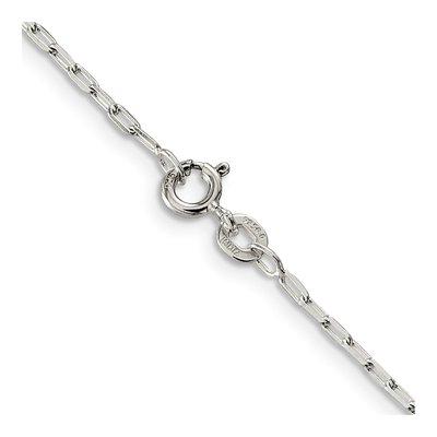 Sterling Silver 1.75mm Elongated Open Cable Chain – view 3
