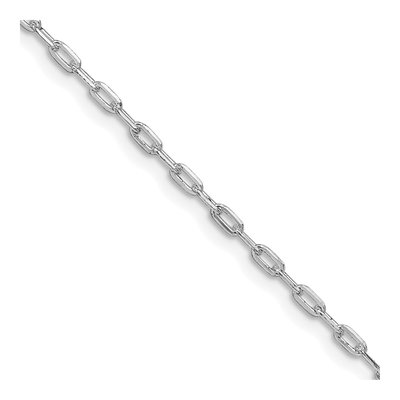 Sterling Silver 1.75mm Elongated Open Cable Chain
