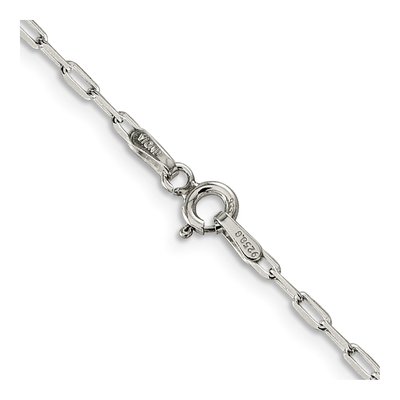 Sterling Silver 2mm Elongated Open Cable Chain – view 3
