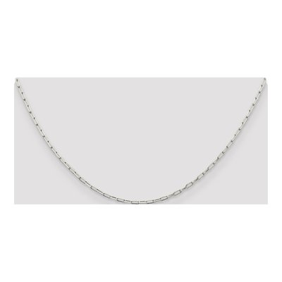Sterling Silver 2mm Elongated Open Cable Chain – view 4