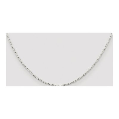 Sterling Silver 2mm Elongated Open Cable Chain – view 4