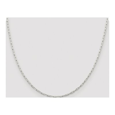 Sterling Silver 2mm Elongated Open Cable Chain – view 4