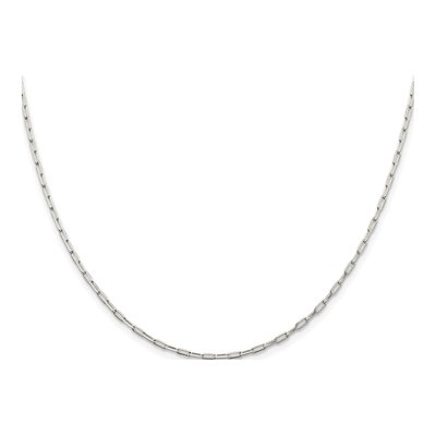 Sterling Silver 2mm Elongated Open Cable Chain – view 2