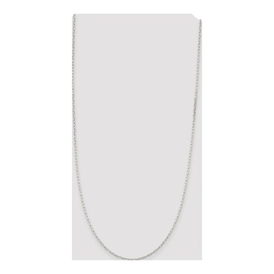 Sterling Silver 2mm Elongated Open Cable Chain – view 4