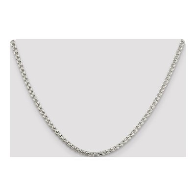 Sterling Silver 3.6mm Round Box Chain – view 4