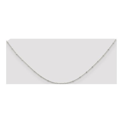 Sterling Silver 1.25mm Beaded Rolo Chain – view 4
