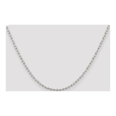 Sterling Silver 3mm Beaded Chain – view 4