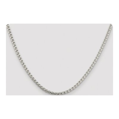 Sterling Silver 3.6mm Round Box Chain – view 4