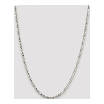 Sterling Silver 3.6mm Round Box Chain – view 4