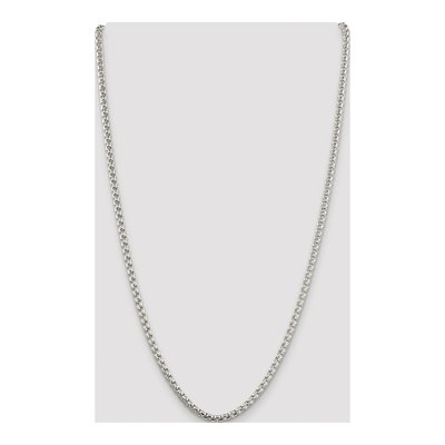 Sterling Silver 3.6mm Round Box Chain – view 4