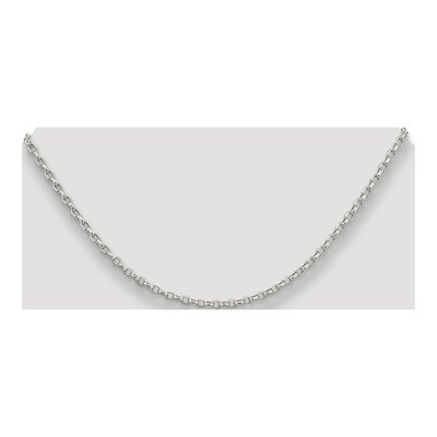 Sterling Silver 2.75mm Oval Rolo Chain – view 4