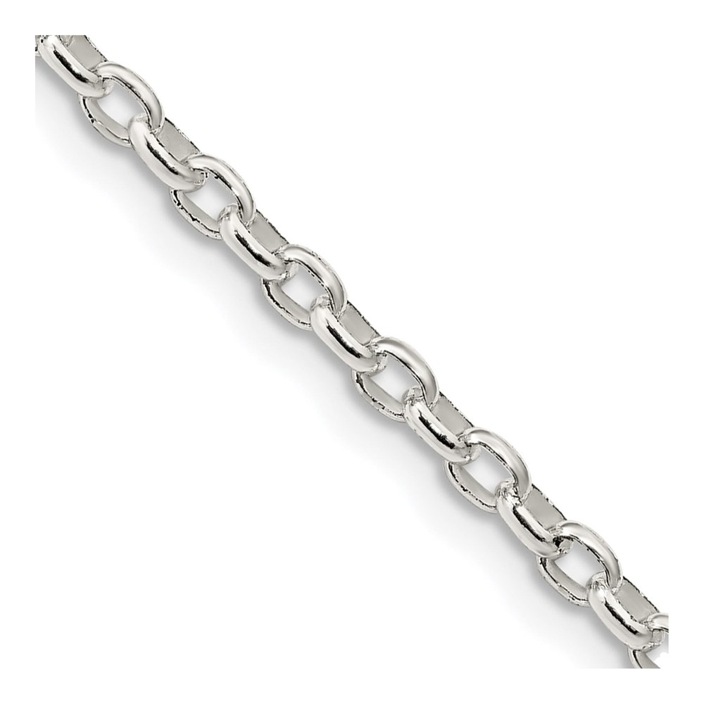 Sterling Silver 2.75mm Oval Rolo Chain