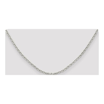 Sterling Silver 2.75mm Flat Cable Chain – view 4