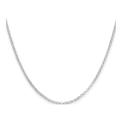 Sterling Silver 2mm Rolo Chain – view 2