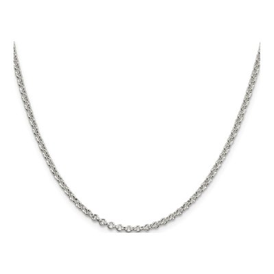 Sterling Silver 2.8mm Rolo Chain – view 2