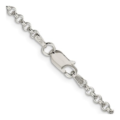 Sterling Silver 2.8mm Rolo Chain – view 3