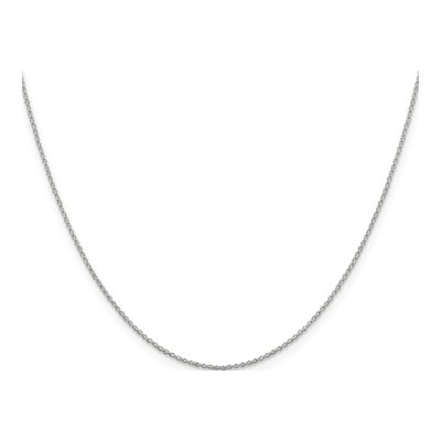 Sterling Silver 1.1mm Rolo Chain – view 2